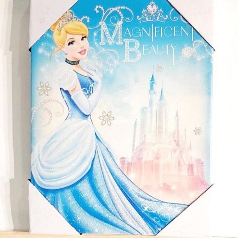 Cindy Tiara Disney Princess Canvas Painting , Disney Belle Art , 6.5x8.5 In